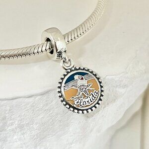 Pandora Florida Starfish Beach Travel Exclusive Dangle S925 Silver Charm